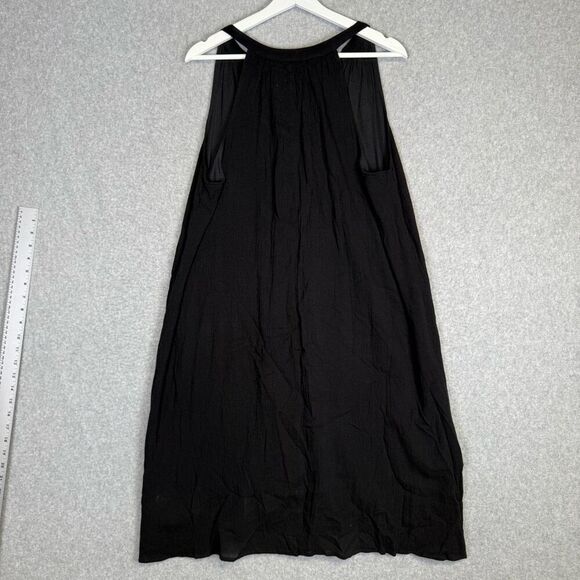 Brand New Garnet Hill Women's Size Large A Line Black Mini Dress Sleeveless - Picture 7 of 7